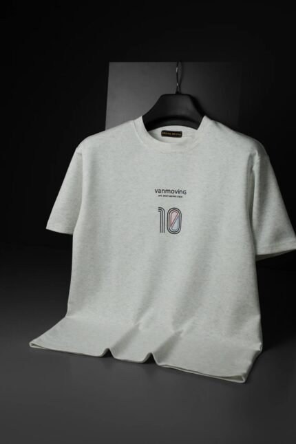 Vanmoving Text 10 Front Logo Graphic Tee